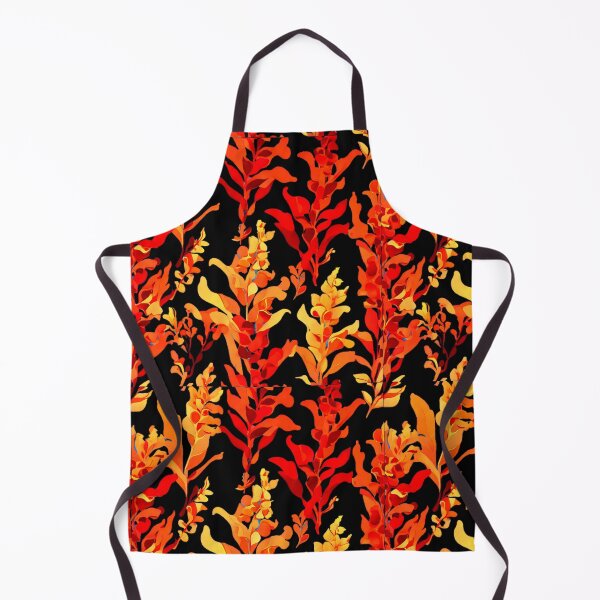 Item preview, A warm, sunset-inspired snapdragon pattern designed and sold by Tchoice.