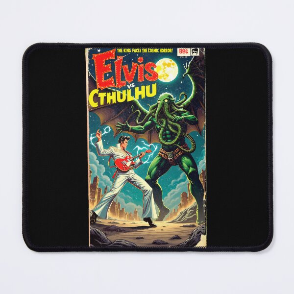 Item preview, Elvis Vs Cthulhu designed and sold by Le-Freak.