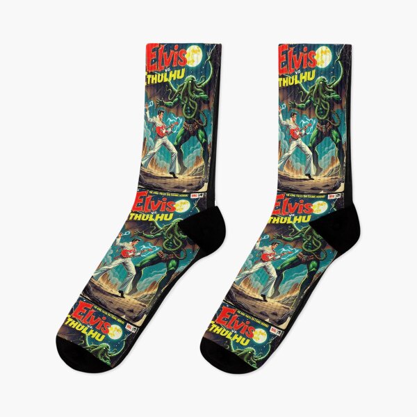 Item preview, Elvis Vs Cthulhu designed and sold by Le-Freak.