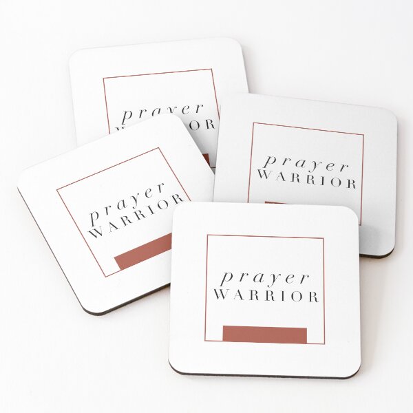 Item preview, Prayer Warrior Christian Typographic Design designed and sold by Our Bible Journey.
