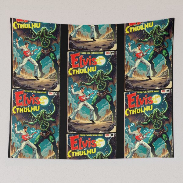 Item preview, Elvis Vs Cthulhu designed and sold by Le-Freak.