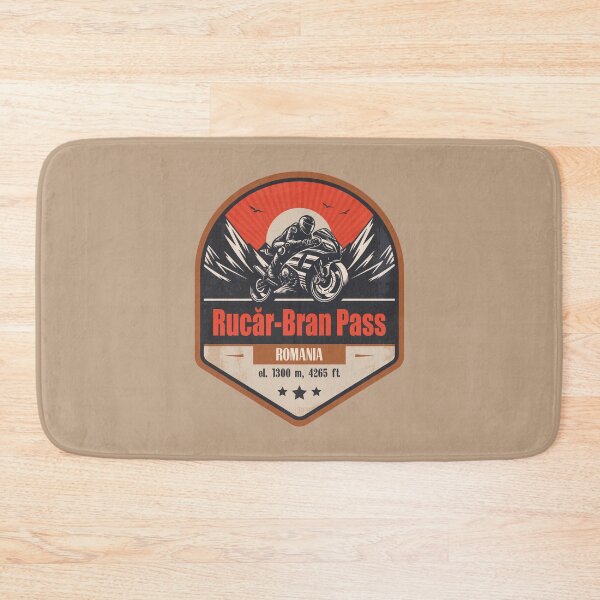 Item preview, Rucăr - Bran Pass Romania Motorcycling Mountain Design designed and sold by CynthiaGraphics.