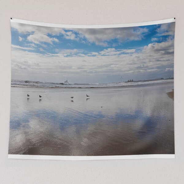 Item preview, Cambois beach reflections designed and sold by Violaman.