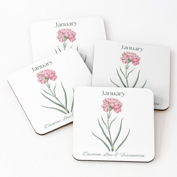 Item preview, Carnation Flower Devotion, Love & Fascination (January Birth Flower) designed and sold by Rosa-Canina64.