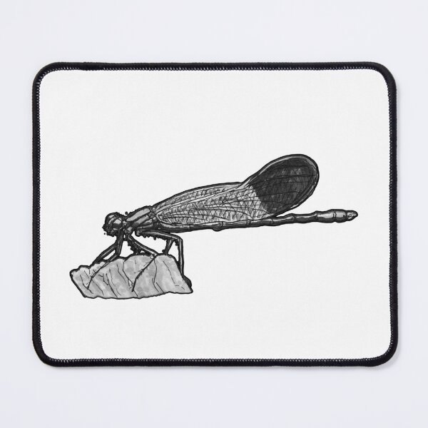 Item preview, River Jewelwing Damselfly (Calopteryx aequabilis) designed and sold by ItalianElephant.