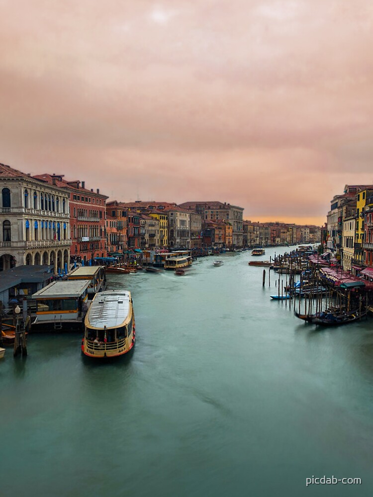 Thumbnail 4 of 4, iPhone Case, Venice Grand Canal at Sunset - Tranquil Waterscape designed and sold by picdab-com.