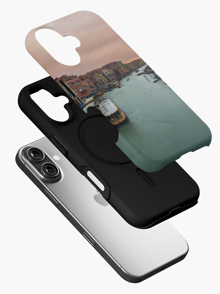 Thumbnail 2 of 4, iPhone Case, Venice Grand Canal at Sunset - Tranquil Waterscape designed and sold by picdab-com.
