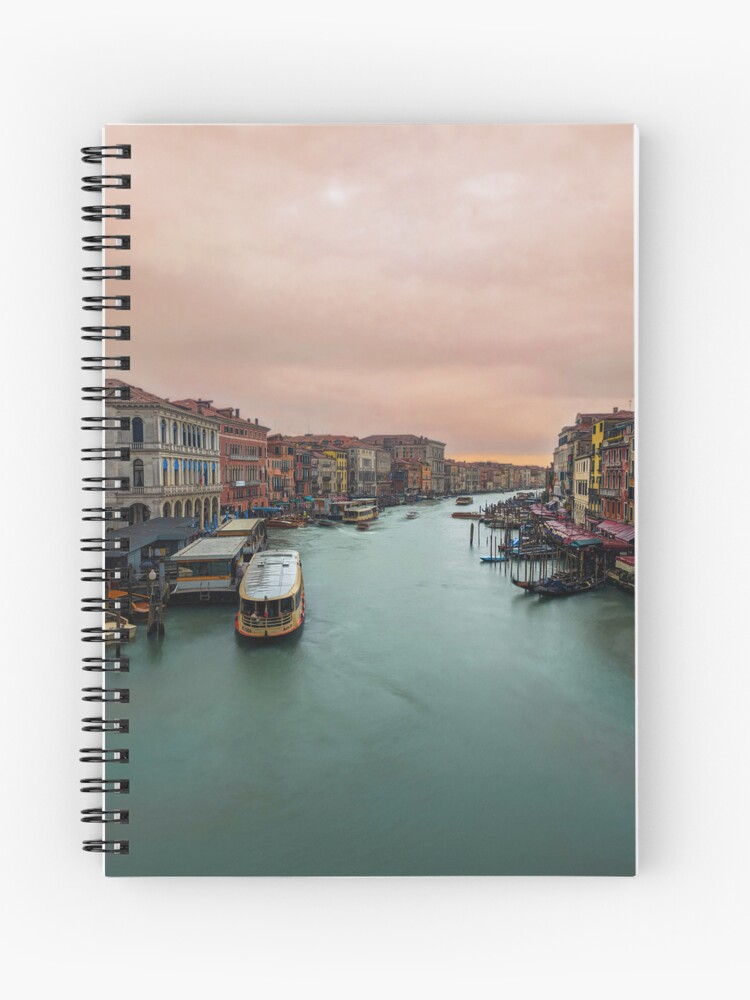Thumbnail 1 of 3, Journal, Venice Grand Canal at Sunset - Tranquil Waterscape designed and sold by picdab-com.