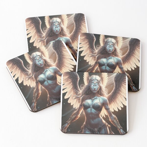 Item preview, Fantasy woman, with wings, golden ornaments designed and sold by MaYeK7.