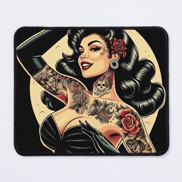 Item preview, Hot Inked Pin-up designed and sold by PulpVintage.