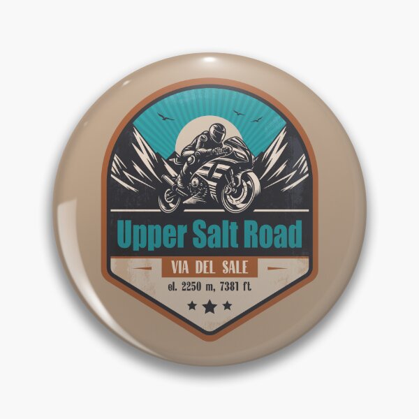 Item preview, Upper Salt Road (Via del Sale) Motorcycling Design designed and sold by CynthiaGraphics.