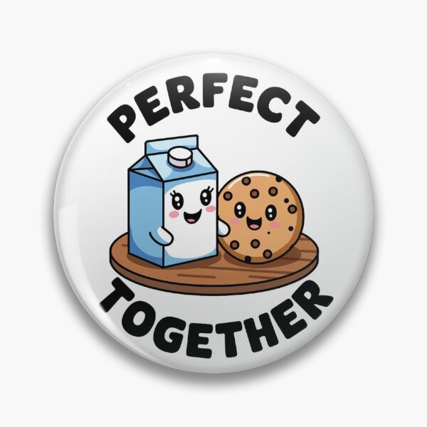 Item preview, Perfect Together: Milk and Cookies Illustration designed and sold by tutoo clothes.