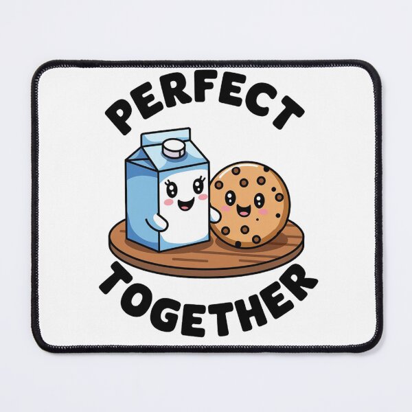 Item preview, Perfect Together: Milk and Cookies Illustration designed and sold by tutoo clothes.
