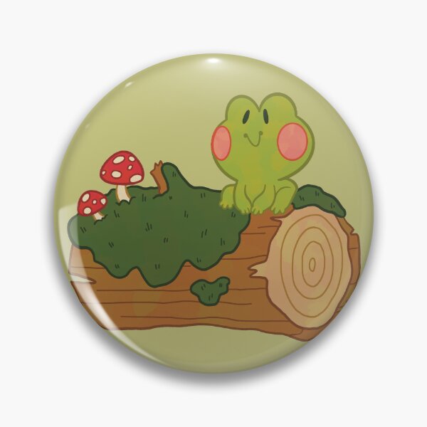 Item preview, Frog on a mossy log designed and sold by Bronwyn Coleman.