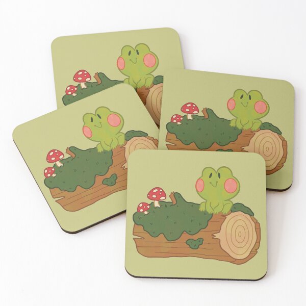 Item preview, Frog on a mossy log designed and sold by Bronwyn Coleman.