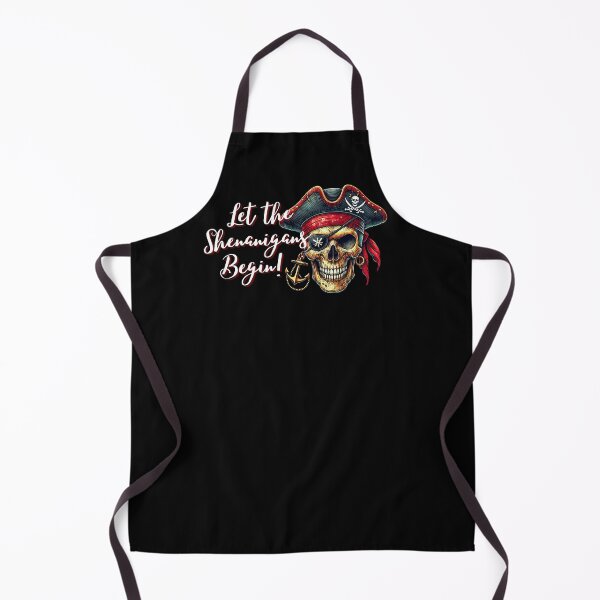 Item preview, Halloween Skull Let the Pirate Shenanigans Begin designed and sold by InfinVibeDesign.