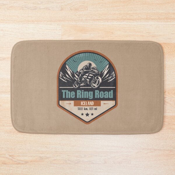 Item preview, Ring Road (Route 1) Iceland Motorcycling Mountain Design designed and sold by CynthiaGraphics.