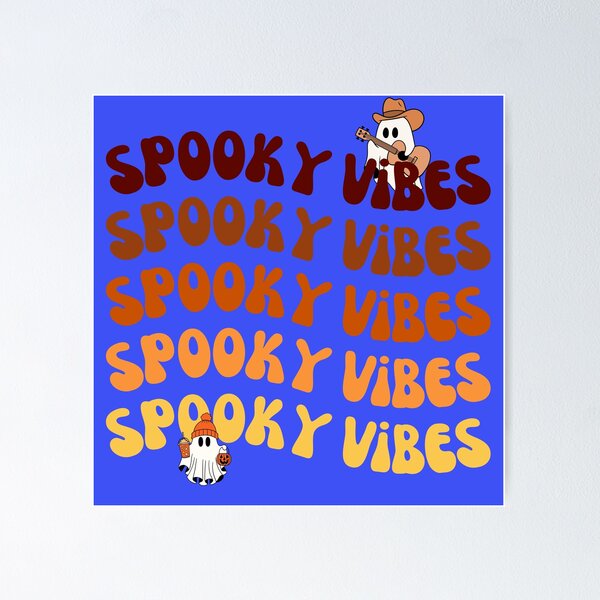 Item preview, Spooky Vibes Halloween Graphic Tee designed and sold by TrebdoraCrafts.