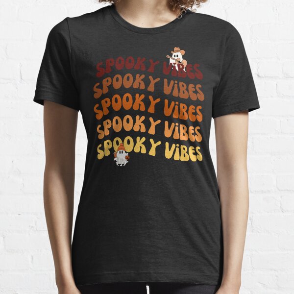 Item preview, Spooky Vibes Halloween Graphic Tee designed and sold by TrebdoraCrafts.