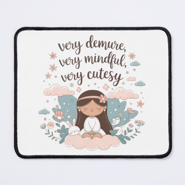 Item preview, Very demure, very mindful, very cutesy - Trendy TikTok Inspired Art designed and sold by ArtfullyJua.