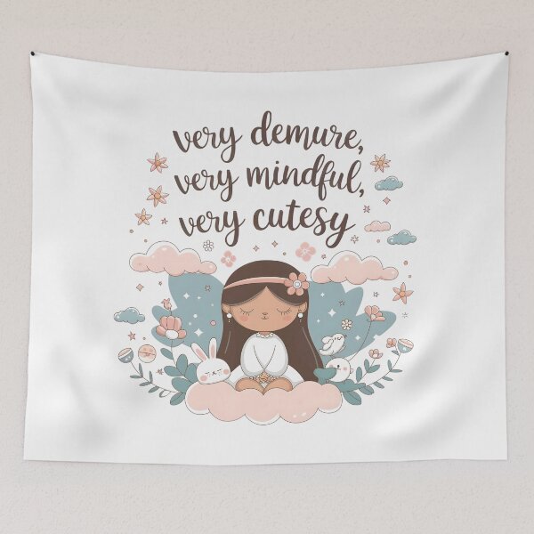 Item preview, Very demure, very mindful, very cutesy - Trendy TikTok Inspired Art designed and sold by ArtfullyJua.