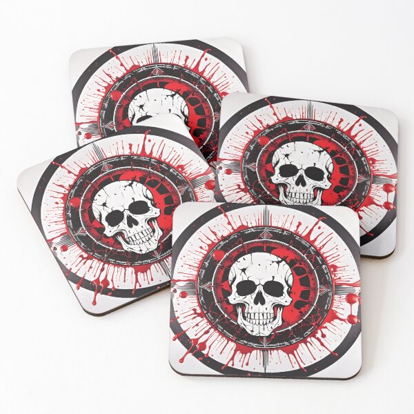 Item preview, Dark Mandala of Skulls and Blood designed and sold by MandalasShops.