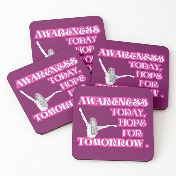 Item preview, Awareness today, hope for tomorrow quote for Breast Cancer Awareness designed and sold by 5Petals.