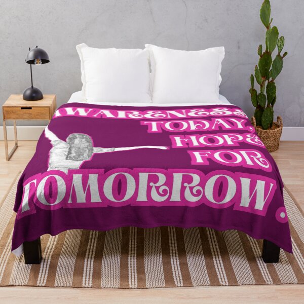 Item preview, Awareness today, hope for tomorrow quote for Breast Cancer Awareness designed and sold by 5Petals.