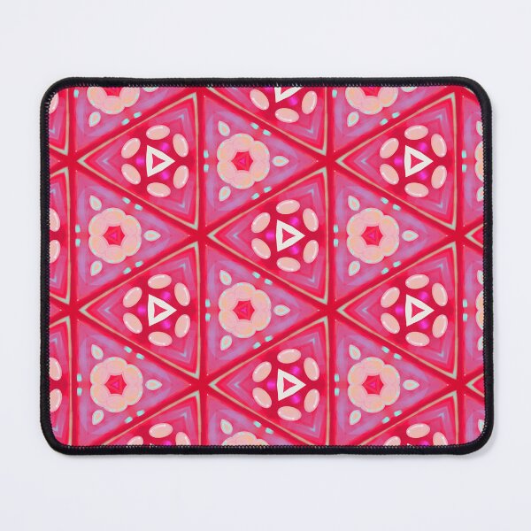 Item preview, Hot Pink Triangular Patterns designed and sold by violet-hope.