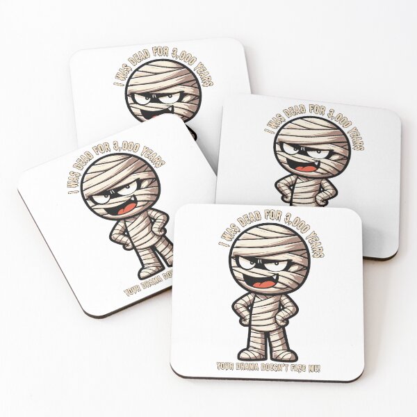 Item preview, Sarcastic Mummy - Funny Halloween Design designed and sold by Tw1nsAIArt.