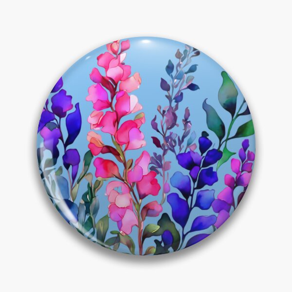 Item preview, A watercolor-style snapdragon pattern designed and sold by Tchoice.