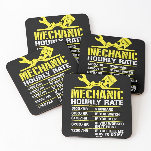 Item preview, Mechanic Hourly Rate Auto Repair Mechanic Labor Rates designed and sold by GrahamEllis.