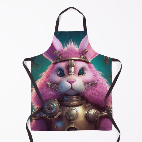 Artikelvorschau, Steampunk Rosa Flauschiges Häschen entworfen und verkauft von Boxing Kangaroo Retail Company.