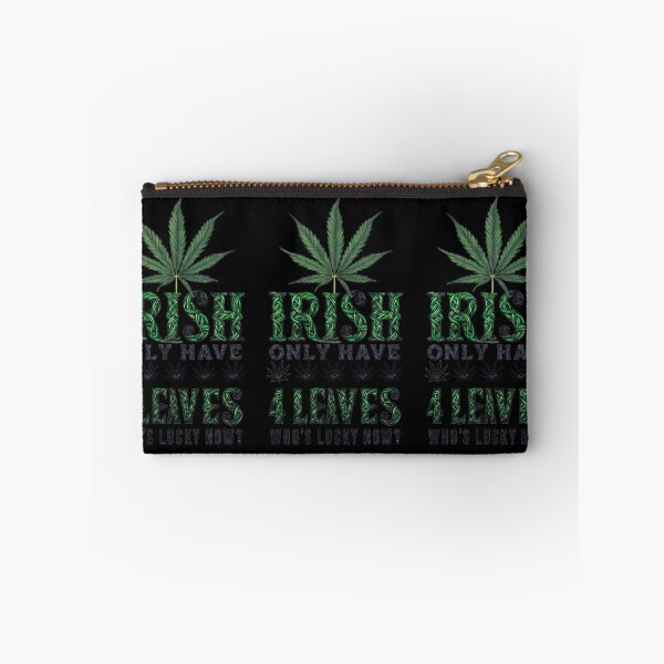 Item preview, Irish Only Have 4 Leaves - Who's Lucky? - Black designed and sold by JLEmporium.