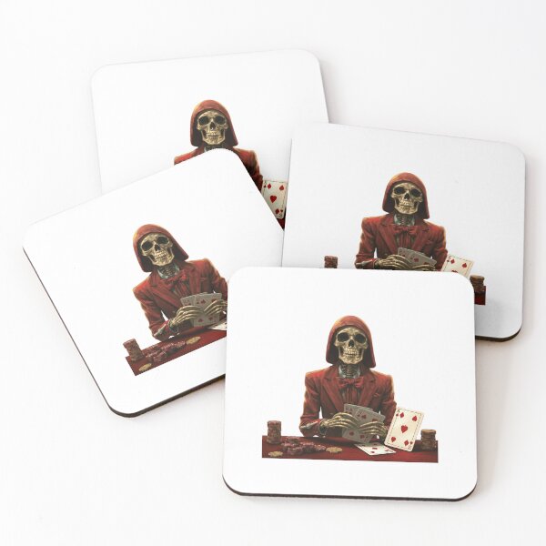 Item preview, Skeleton in Suit Playing Poker with Style designed and sold by TRaluca.