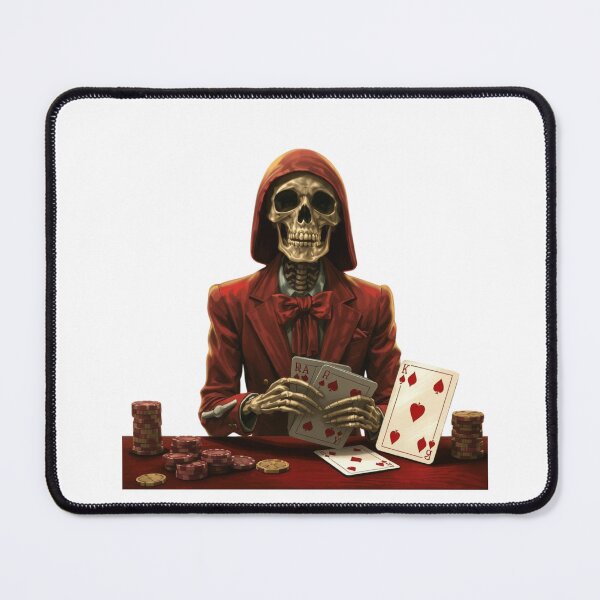 Item preview, Skeleton in Suit Playing Poker with Style designed and sold by TRaluca.