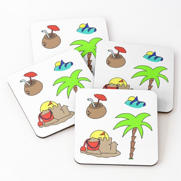 Item preview, I remember a vacation on the beach, a sunny summer day on the ocean, like children in the sea. designed and sold by douce-stickers.