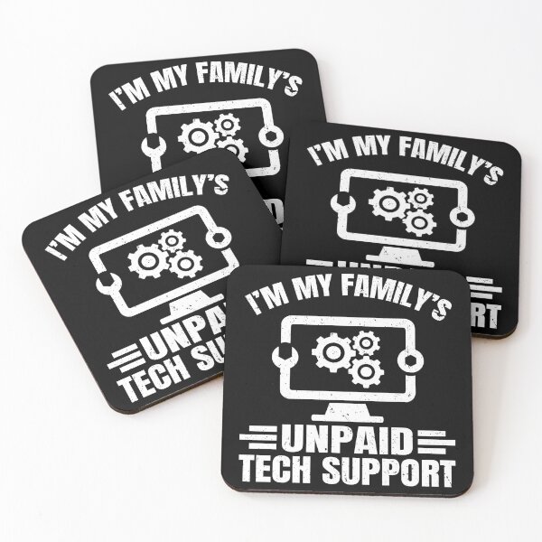 Item preview, I'm My Family's Unpaid Tech Support Funny Computer Engineer designed and sold by GrahamEllis.