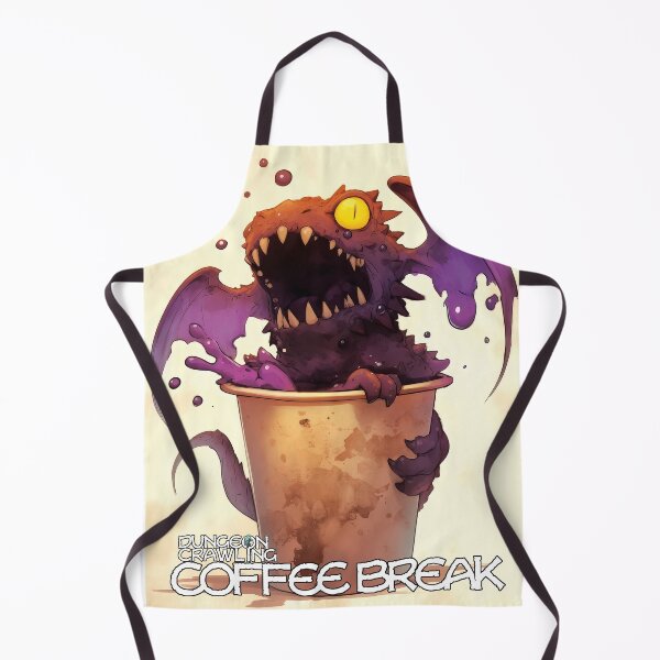 Aperçu de l'œuvre Dungeon Crawling - Monster Coffee Time - Variant III - Coffee Break créée et vendue par Lost Idols Productions General Shop.