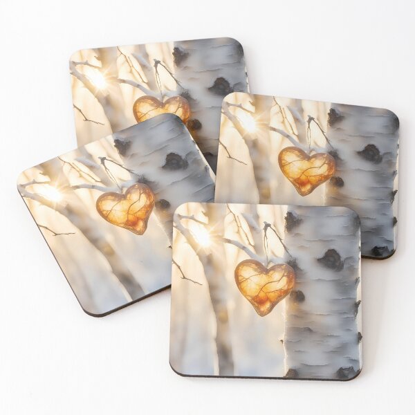 Item preview, Resin Heart in Birch Tree designed and sold by CalmnessbyChoice.