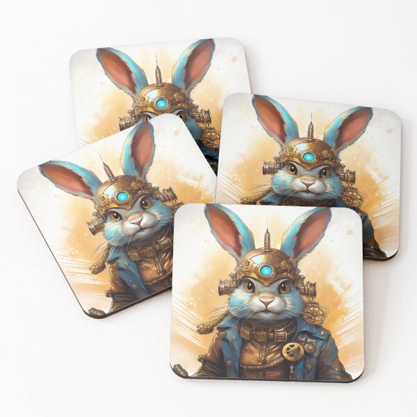 Artikelvorschau, Steampunk-Hase entworfen und verkauft von Boxing Kangaroo Retail Company.