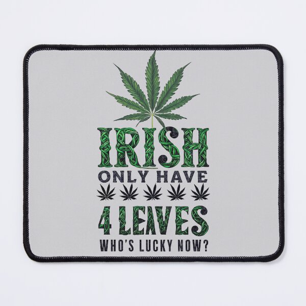 Item preview, Irish Only Have 4 Leaves - Who's Lucky? - Silver designed and sold by JLEmporium.