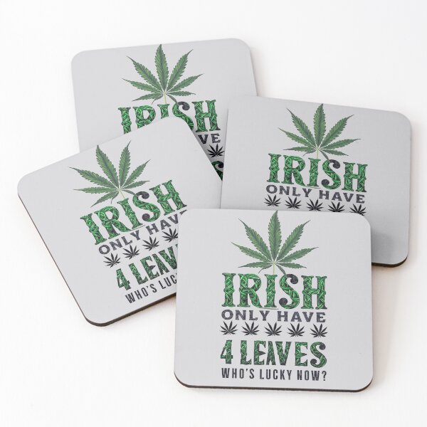 Item preview, Irish Only Have 4 Leaves - Who's Lucky? - Silver designed and sold by JLEmporium.