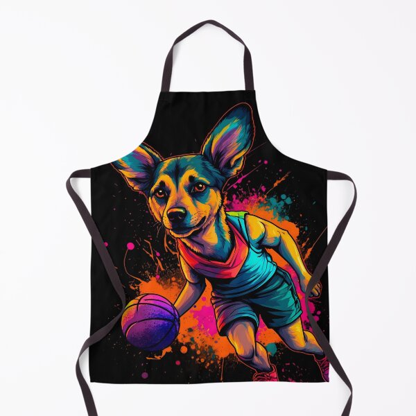 Item preview, German Sheppard dog playing basketball designed and sold by Furrifico.