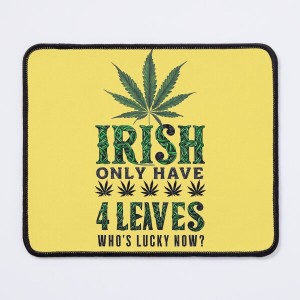 Item preview, Irish Only Have 4 Leaves - Who's Lucky? - Gold designed and sold by JLEmporium.