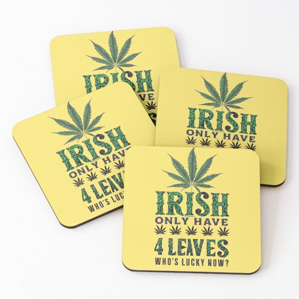 Item preview, Irish Only Have 4 Leaves - Who's Lucky? - Gold designed and sold by JLEmporium.