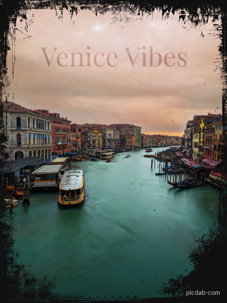 Thumbnail 7 of 7, Classic T-Shirt, Venice Grand Canal at Sunset - Tranquil Waterscape designed and sold by picdab-com.