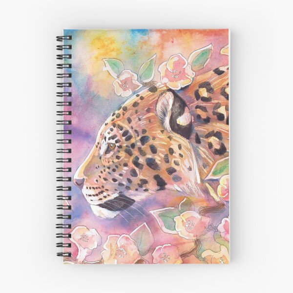 Item preview, Leopard With Blossom 2 designed and sold by Dawn Paws.