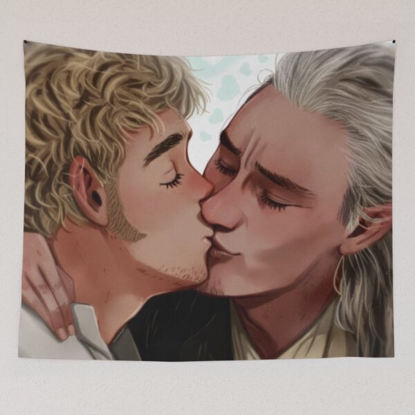 Item preview, OFMD Gentlebeard Kiss with Cloud Hearts designed and sold by orionlodubyal.