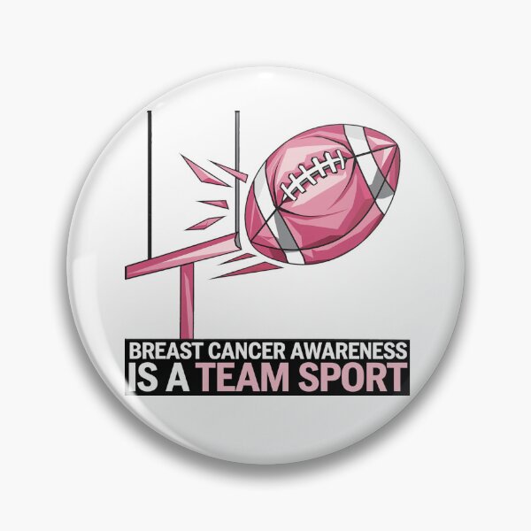 Item preview, Funny Breast Cancer Team Sport Pink Football designed and sold by Nature's Fancy.